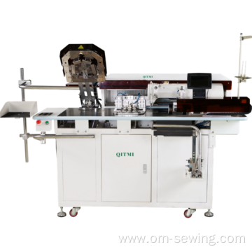 Automatic bag sticking machine